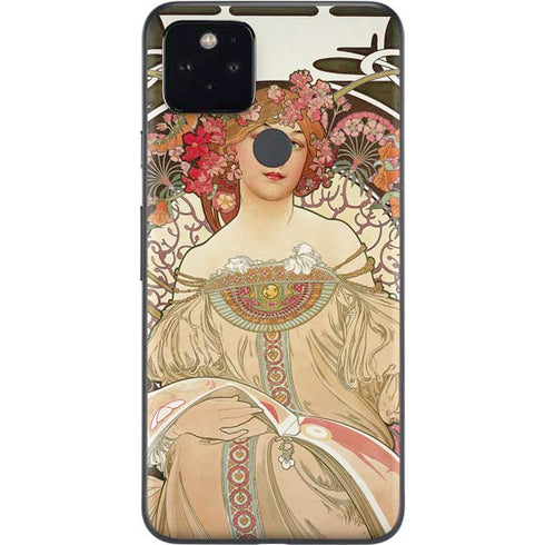 Alphonse Mucha Reverie 1897 Google Pixel 5 Skin